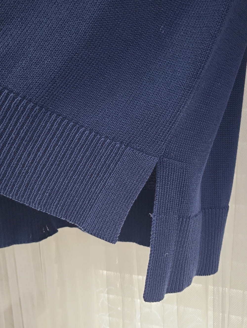 TUCKERNUCK blue jersey stripe cotton warren Sweater. Size S - Picture 4 of 10